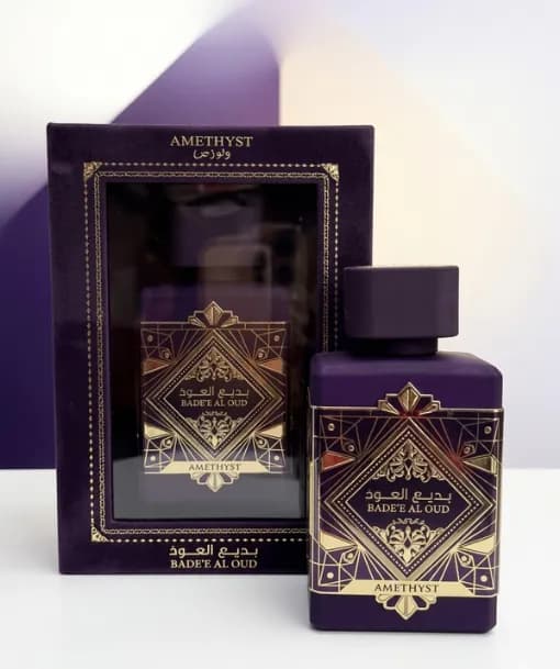 Le produit Badee Al Oud Amethyst de Lattafa – Parfum oriental femme